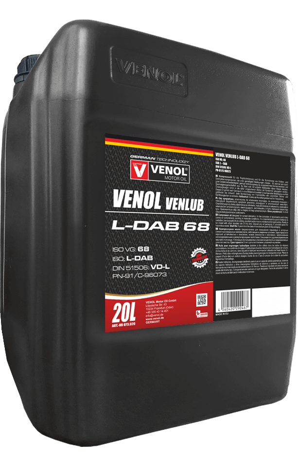 VENOL_OLEJ_SPRĘŻARKOWY_ VENLUB L-DAB 68_20L